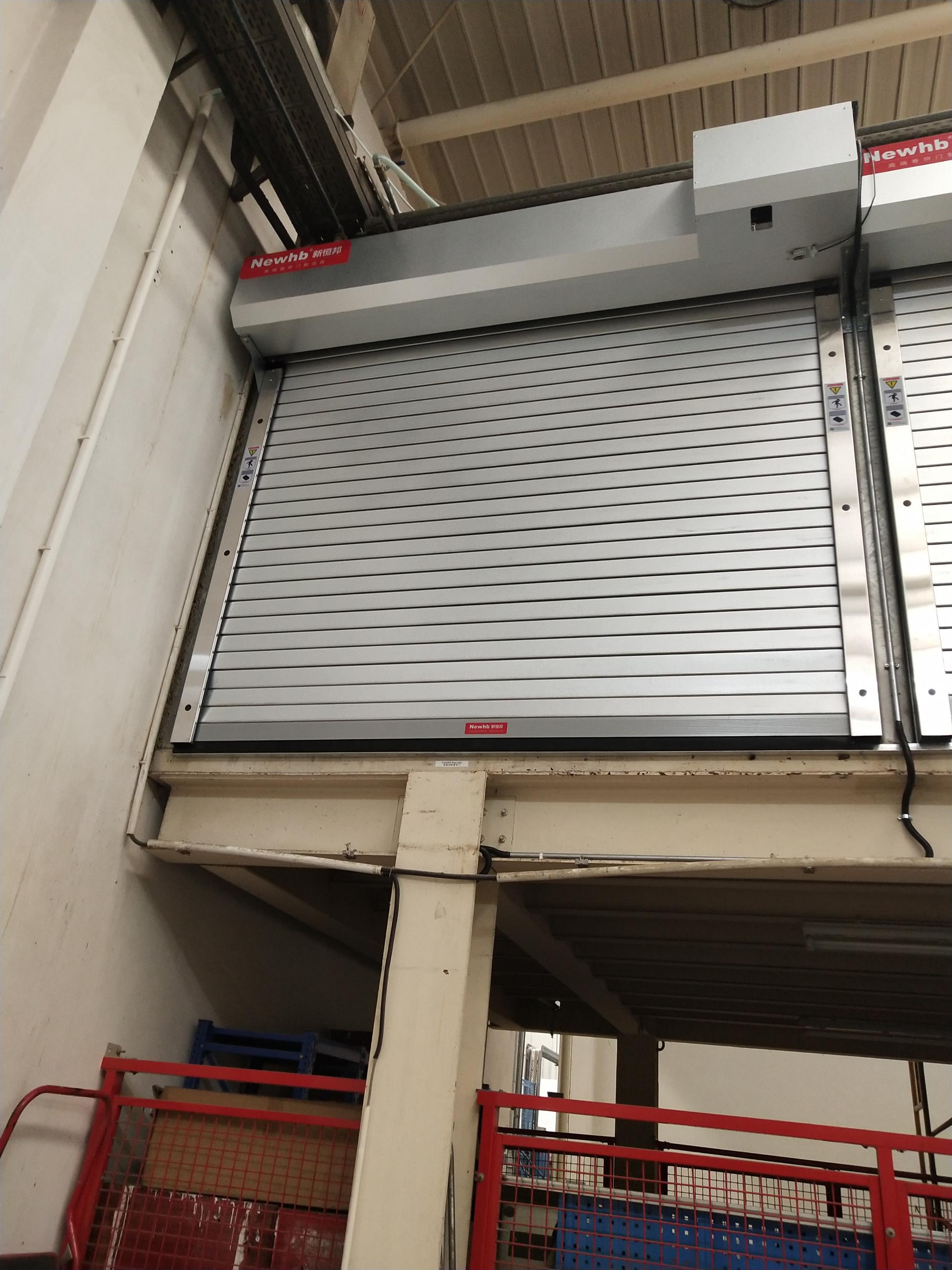 Basic parameters of steel fireproof rolling shutters